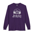 Vintage Mountain Adventure Long Sleeve Tee – Retro Outdoors Graphic