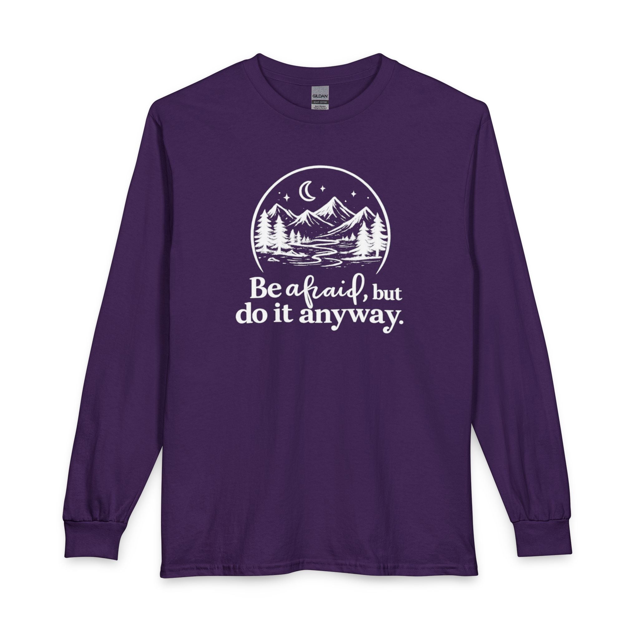 Vintage Mountain Adventure Long Sleeve Tee – Retro Outdoors Graphic