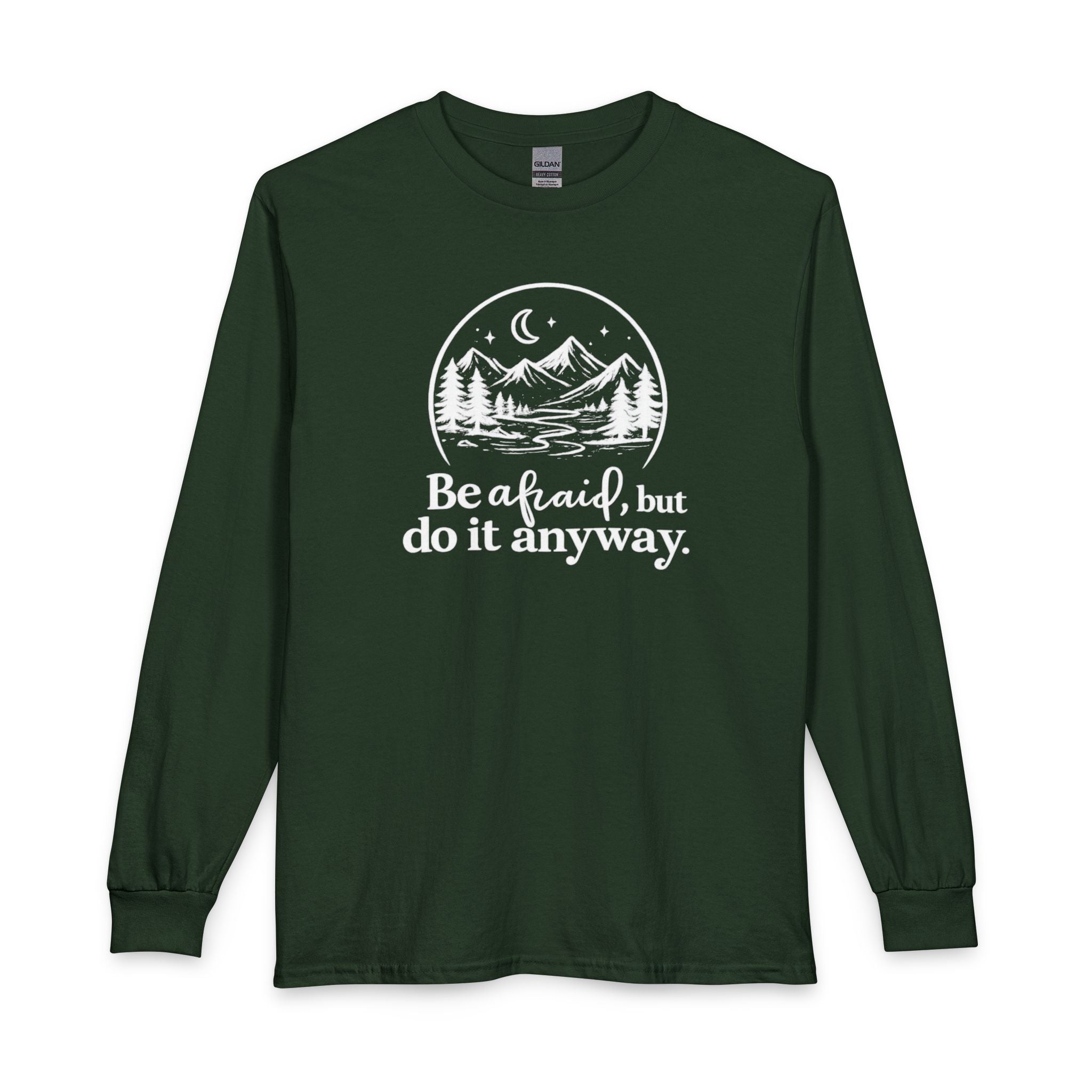 Vintage Mountain Adventure Long Sleeve Tee – Retro Outdoors Graphic